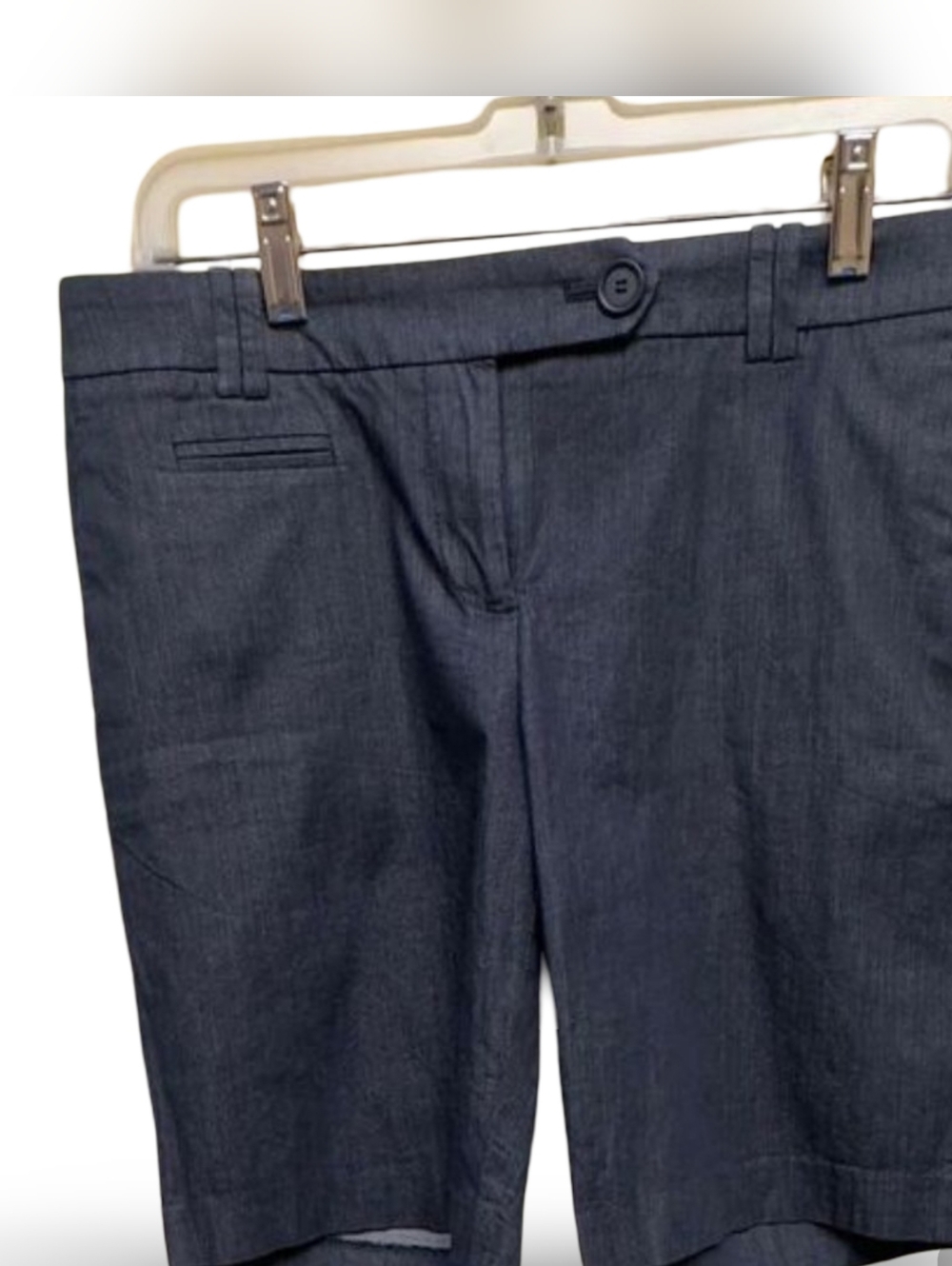 LOFT Marisa Bermuda Shorts Size 6 Gray Tailored Career Casual - Picture 9 of 9